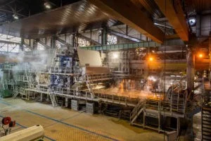La Machine à Papier n°5 à l'usine SMURFIT KAPPA de Biganos