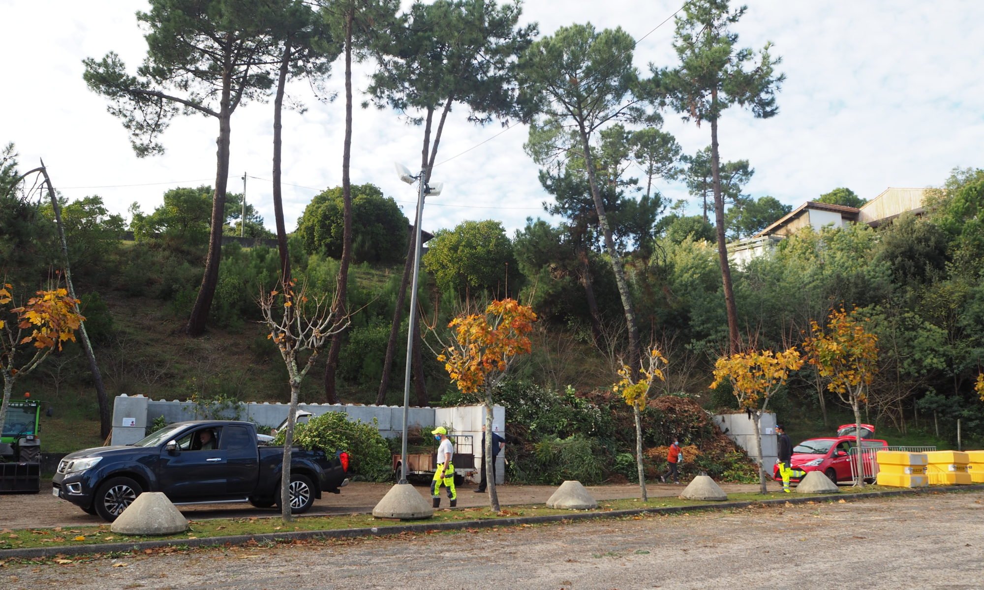 Déchèterie temporaire pour végétaux déchets verts de La Vigne / Lège-Cap Ferret