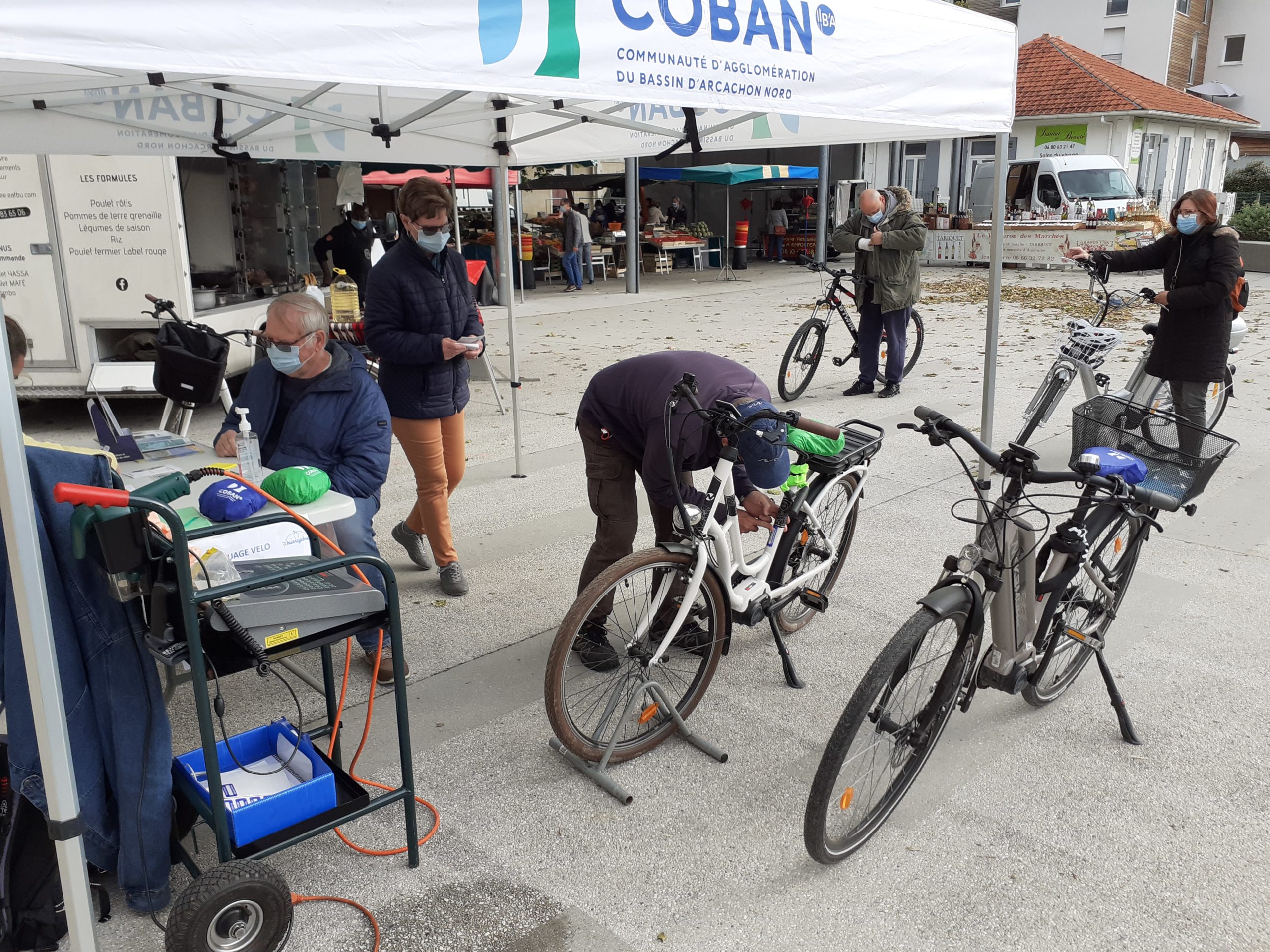 Opération Marquage Vélo offert par la COBAN