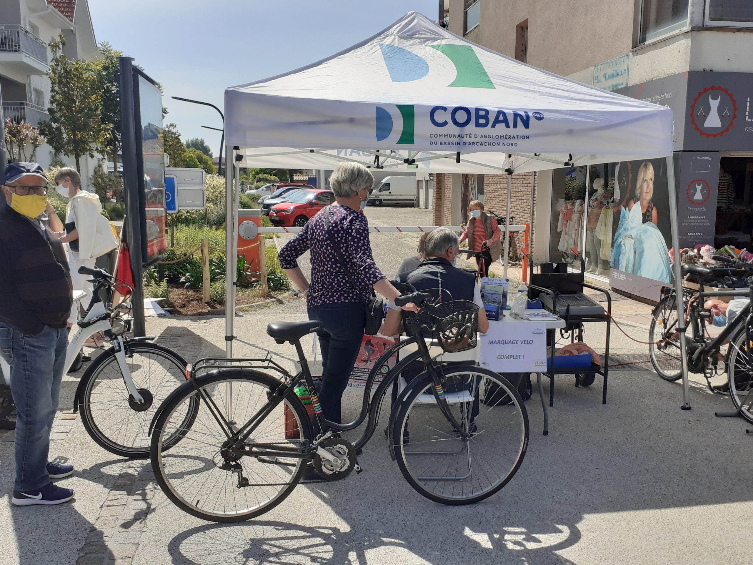 Opération Marquage Vélo offert par la COBAN