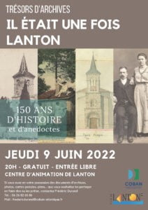 Journée Internationale des Archives à Lanton le 9 juin 2022