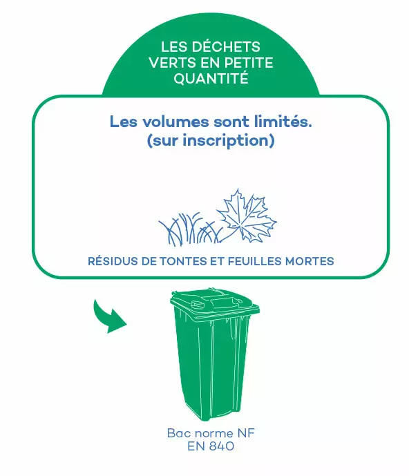 Visuel Les végétaux déchets verts en petites quantités