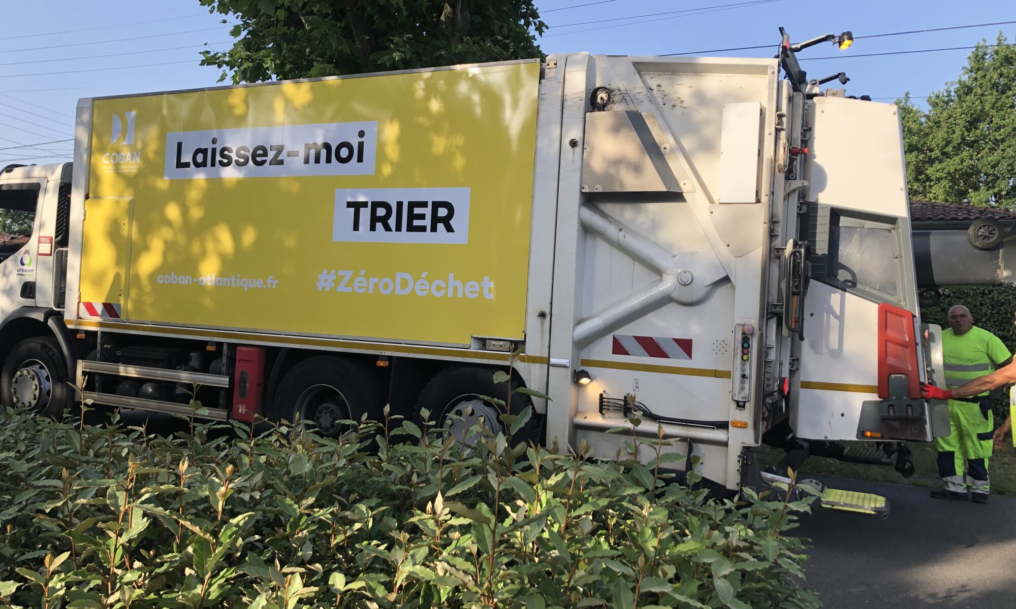 Camion Benne COBAN Collecte flocage couleurs