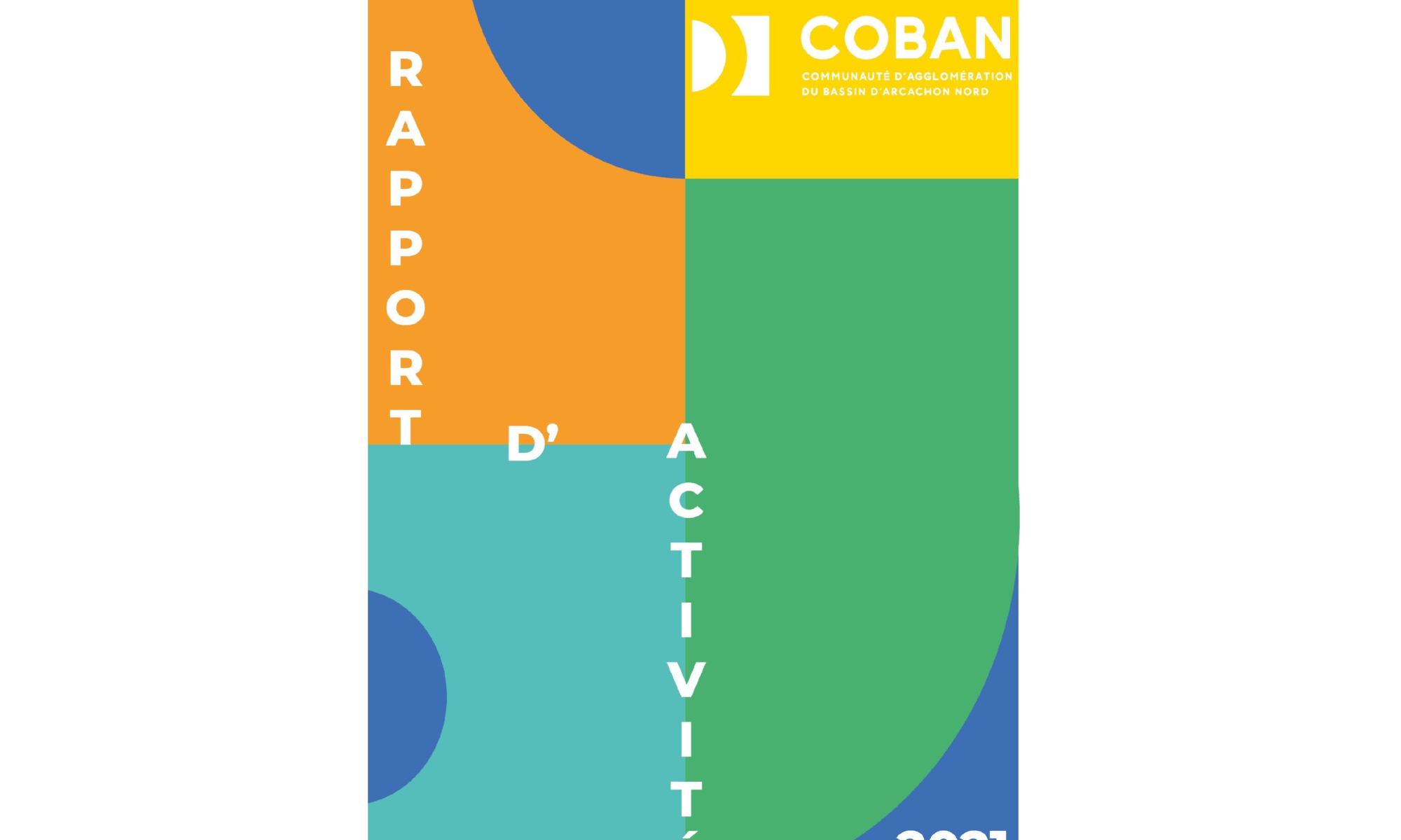 Visuel Rapport d'Activité 2021 de la COBAN