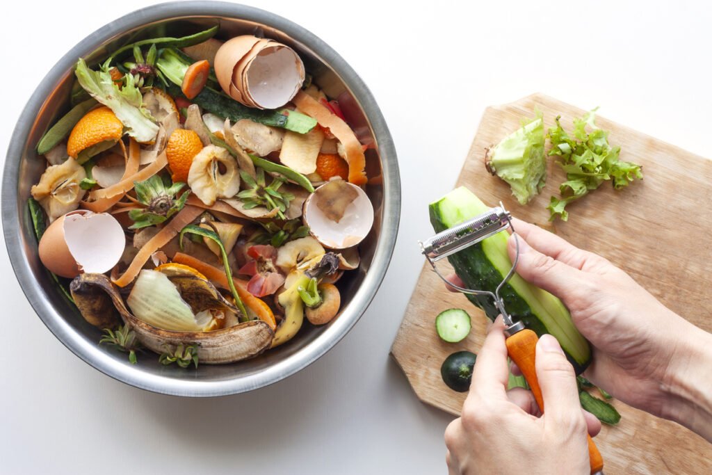 Biodéchets - Coquilles d'oeufs et épluchures de fruits et légumes