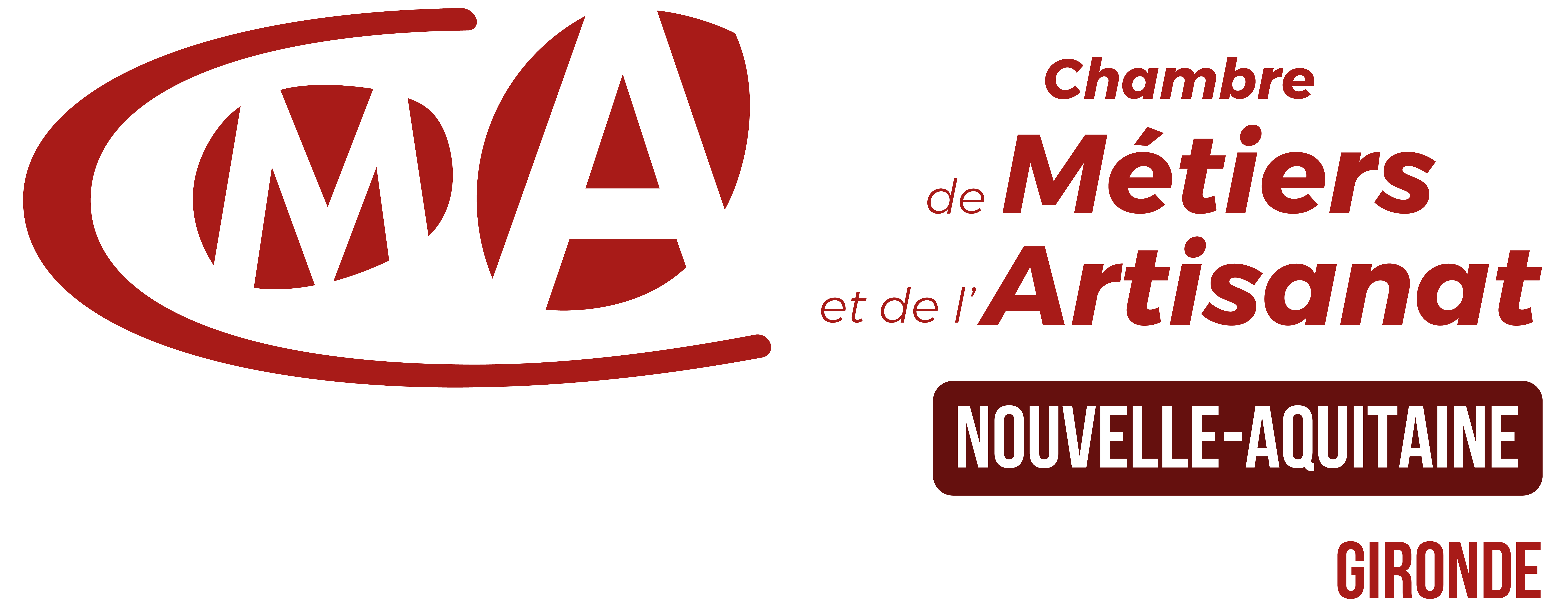 Logo CMA NA 33 Chambre de Métiers et de l'Artisanat Nouvelle-Aquitaine Gironde