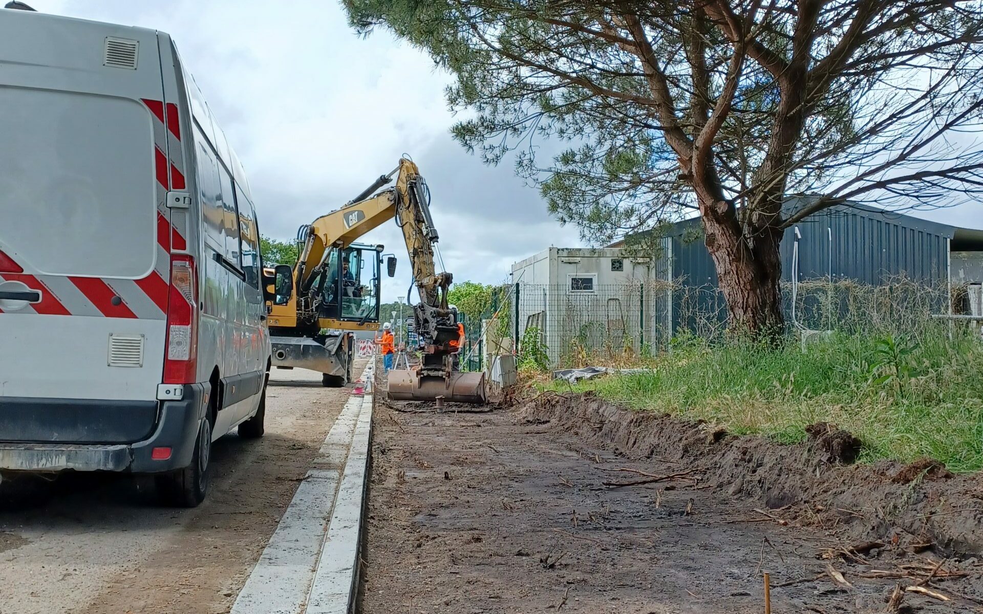 Travaux de rénovation de la voirie au CAASI d'Andernos-les-Bains - 23 mai 2024