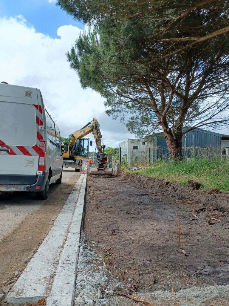 Travaux de rénovation de la voirie au CAASI d'Andernos-les-Bains - 23 mai 2024