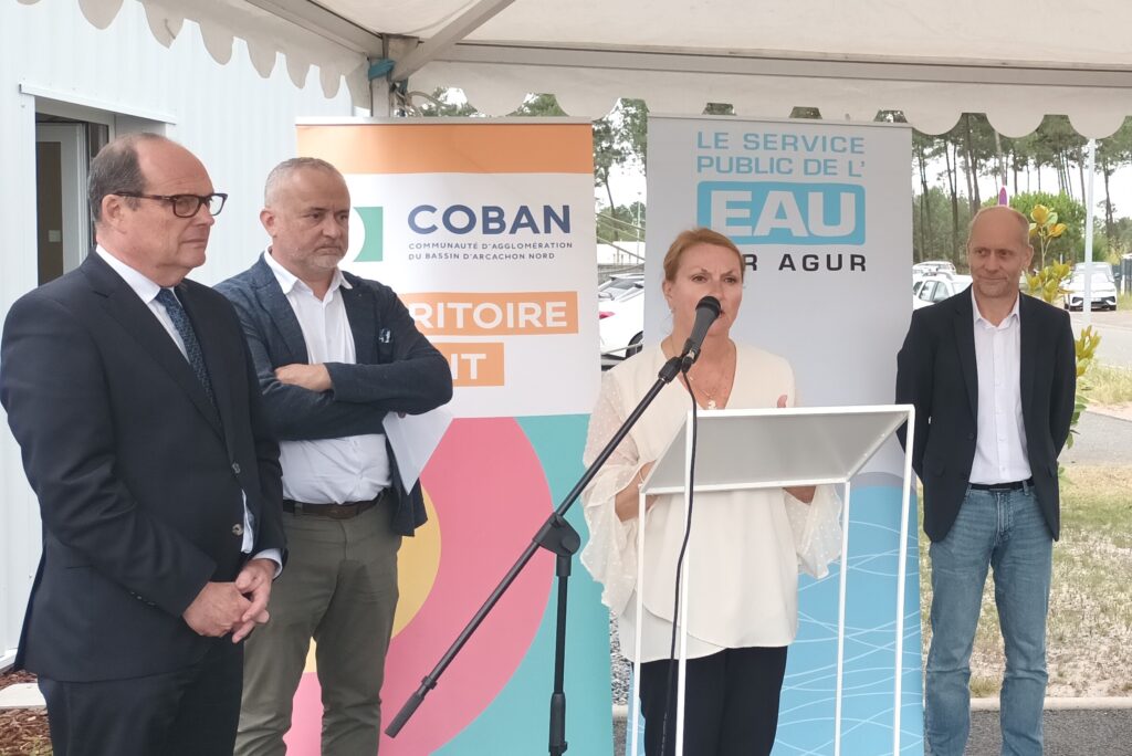 Inauguration de la nouvelle agence AGUR Eau potable à Andernos-les-Bains - Mardi 2 juillet 2024 - Vignette Actu