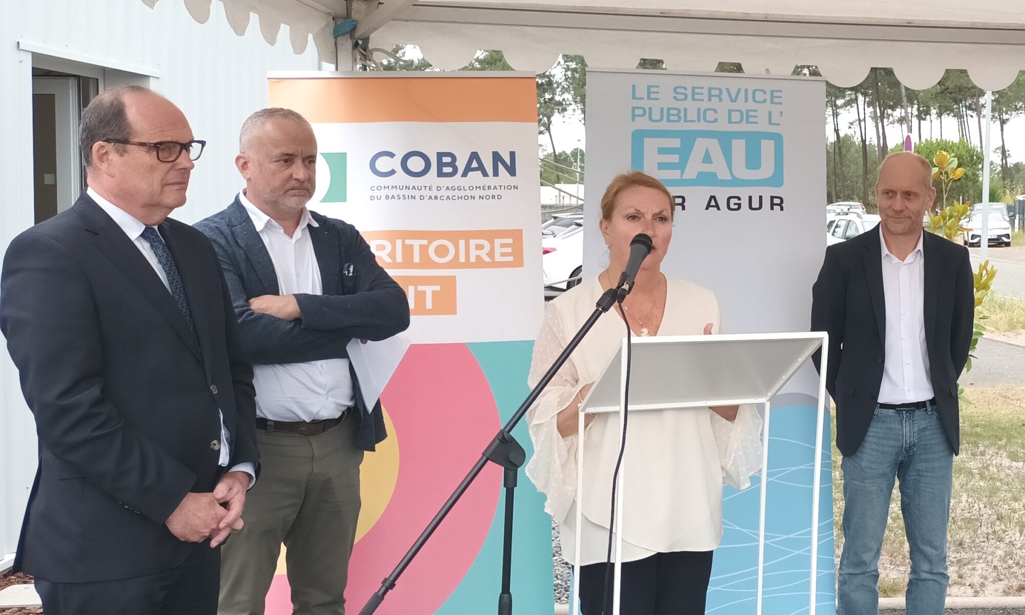 Inauguration de la nouvelle agence AGUR Eau potable à Andernos-les-Bains - Mardi 2 juillet 2024 - Vignette Actu