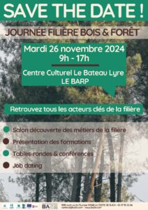 2024-SAVE THE DATE Filière Bois & Forêt