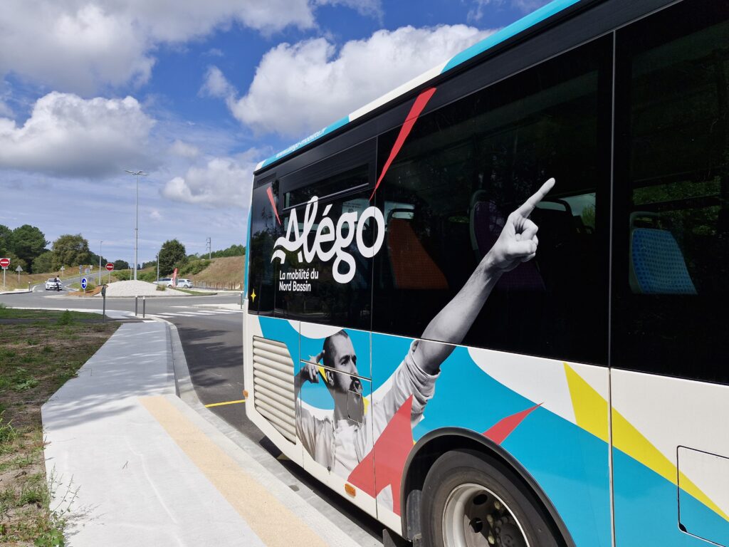 Inauguration du nouveau réseau Alégo de la COBAN en transport urbain, scolaire et à la demande, au PEI d'Arès-Lège - 2 septembre 2024