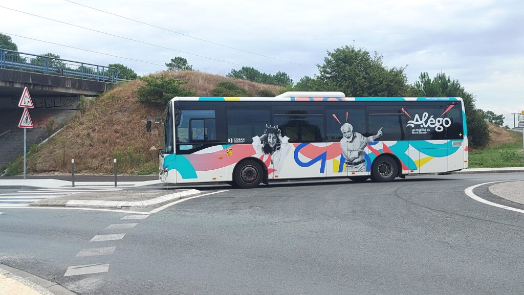 Inauguration du nouveau réseau Alégo de la COBAN en transport urbain, scolaire et à la demande, au PEI d'Arès-Lège - 2 septembre 2024