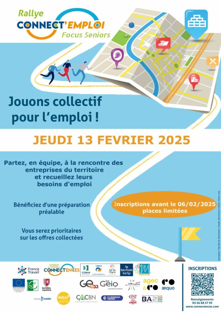 Rallye Connect'Emploi par Connect'ences - Jouons collectif pour l'emploi - 13 février 2025