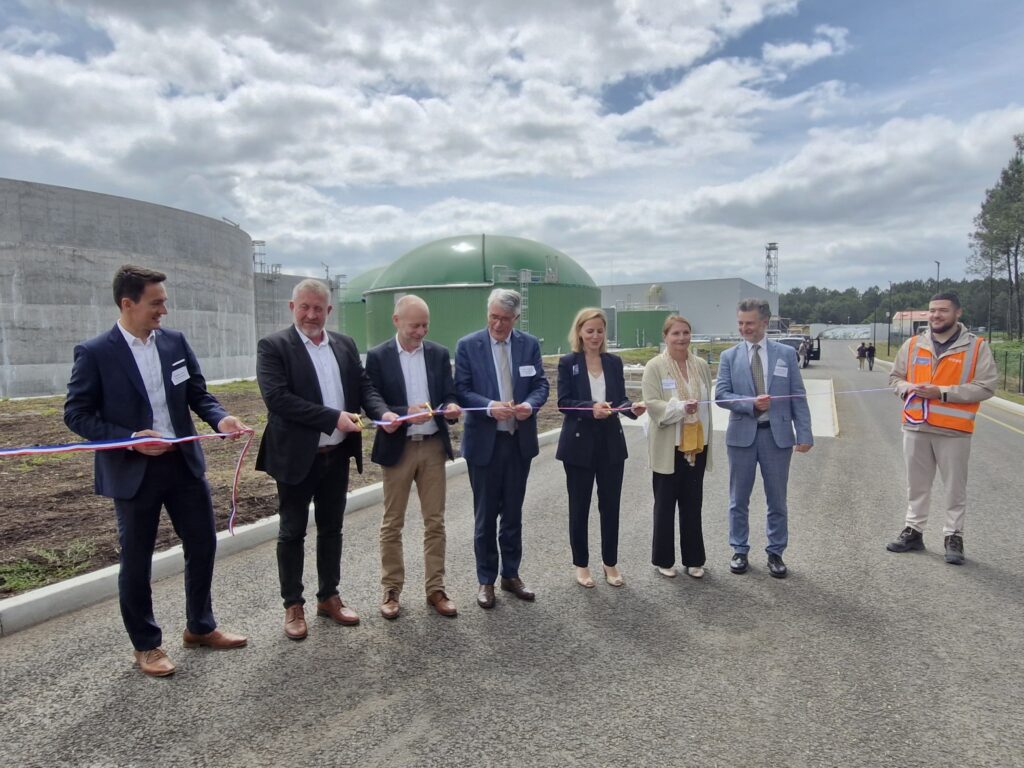 Inauguration du méthaniseur Equibio Pays de Buch à Mios - COBAN, Ville de Mios, CVE - mardi 27 mai 2025