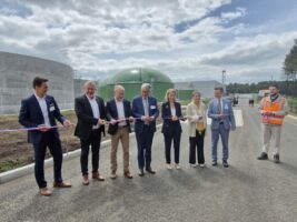 Inauguration du méthaniseur Equibio Pays de Buch à Mios - COBAN, Ville de Mios, CVE - mardi 27 mai 2025