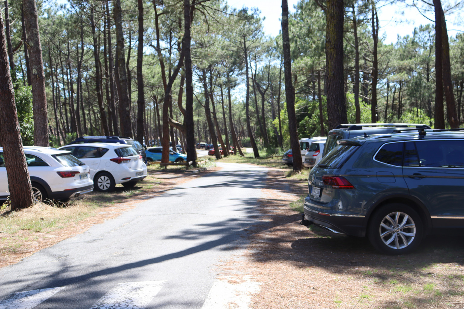 Parking du Grand Crohot à Lège-Cap Ferret - Mes Plages Océanes - Copyright GIP Littoral