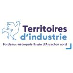 Logo Territoires d'industrie Bordeaux Métropole Bassin d'Arcachon Nord
