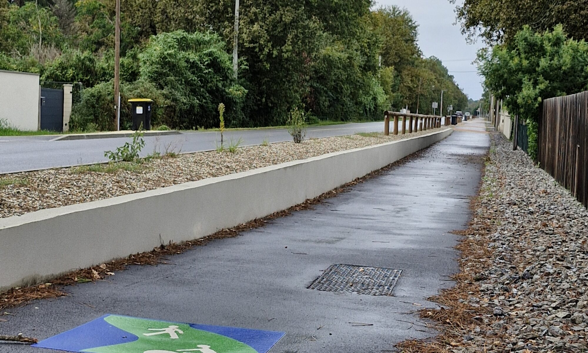Piste cyclable Hougueyra
