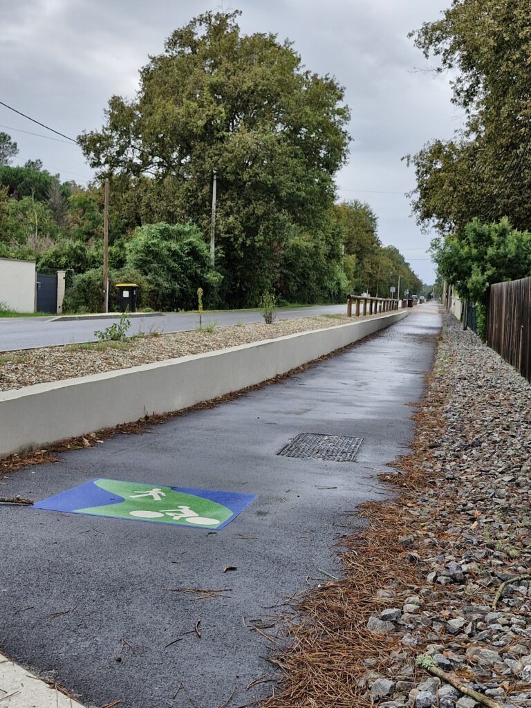 Piste cyclable Hougueyra