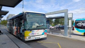 Bus Alégo au PEI de Biganos - Grand bus ligne 1 et bus midi