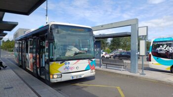 Bus Alégo au PEI de Biganos - Grand bus ligne 1 et bus midi