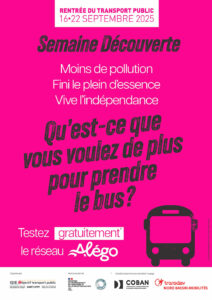 Semaine découverte : testez gratuitement le réseau Alégo - COBAN