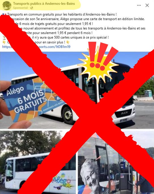 fraude alégo Facebook