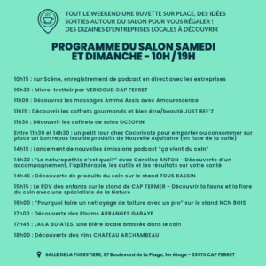 Programme Salon 100% Bassin 2025