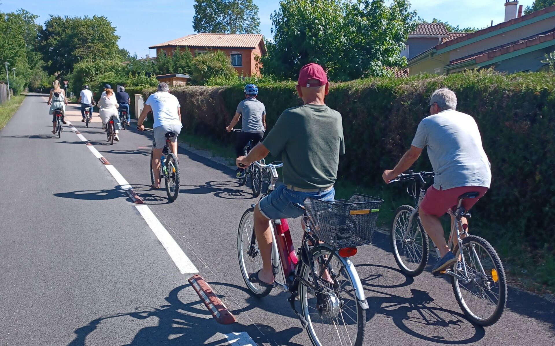 Balade inauguratrice à vélo entre le port d’Andernos-les-Bains et le site de St Brice à Arès - Lundi 8 juillet 2024
