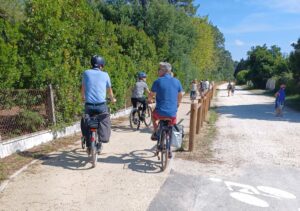 Balade inauguratrice à vélo entre le port d’Andernos-les-Bains et le site de St Brice à Arès - Lundi 8 juillet 2024