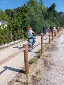 Balade inauguratrice à vélo entre le port d’Andernos-les-Bains et le site de St Brice à Arès - Lundi 8 juillet 2024