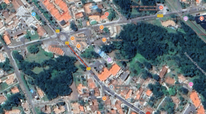 Plan des travaux Eau potable avenue du Vieux Bourg à Audenge du lundi 20 au vendredi 31 octobre 2025