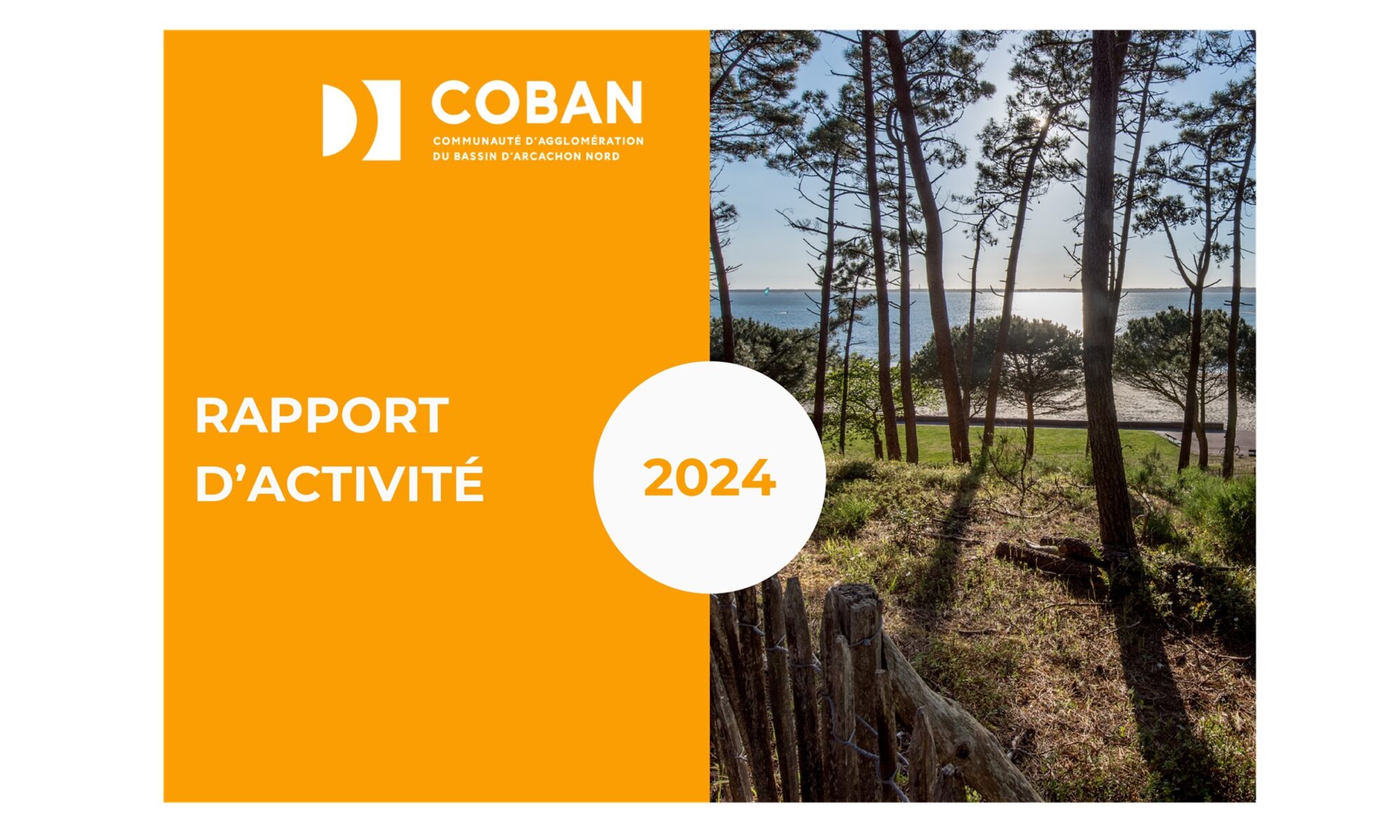 Rapport d'Activité 2024 de la COBAN Communauté d'Agglomération du Bassin d'Arcachon Nord - Vignette