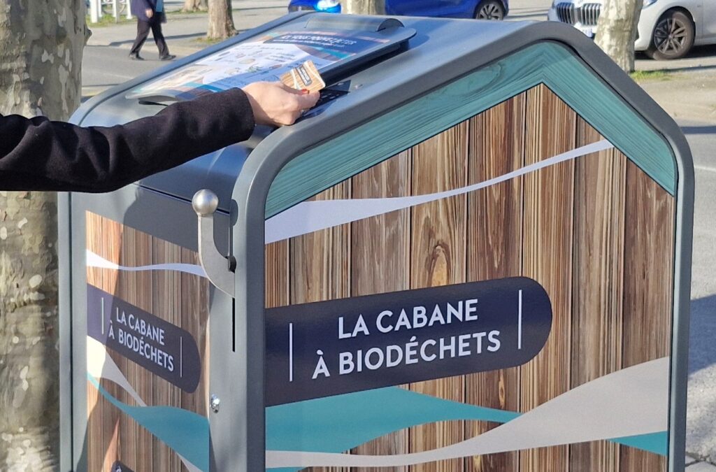 Actualités - COBAN Cabane à biodéchets avec carte magnétique - Violaine à Audenge