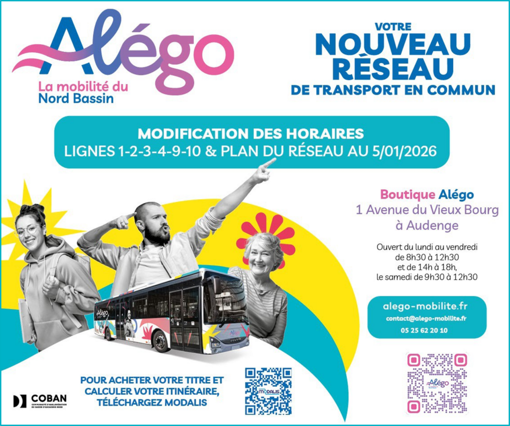 Actualités - COBAN ALÉGO : Nouveautés au 5 Janvier 2026