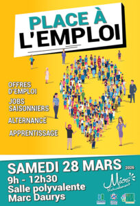 Salon Place à l'Emploi à Mios - COBAN affiche Place à l'emploi 2026