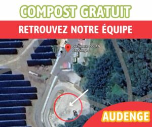 Opération Tous au compost 2026 - Distribution de compost gratuit dans les 8 communes COBAN - du 30 mars au 10 avril 2026 - LEGE BOURG mercredi 8 avril 2026 de 14h à 18h - Plan
