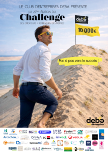 La COBAN partenaire du Challenge Créateur/Repreneur d’Entreprise du Club DEBA le jeudi 23 avril - COBAN Challenge Créateur/Repreneur d’Entreprise du DEBA - jeudi 23 avril 2026 - Affiche tous partenaires