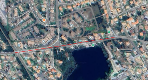 Plan de la coupure d'eau rue Georges Clémenceau à Biganos lundi 16 mars de 13h à 17h