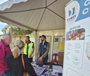 Stand des Ambassadeurs de Tri de la COBAN : tri, réduction des déchets, compostage - Salon du Printemps à Andernos-les-Bains - 18 avril 2026