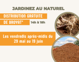 Distribution gratuite de broyat - Mai-juin 2026 - Andernos-les-Bains, Audenge, Lège-Cap Ferret, Marcheprime - Vignette
