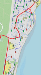 Plan de la coupure d'eau route du Cap Ferret à Lège-Cap Ferret nuits du 12 au 13 mai et du 19 au 20 mai 2026 de 23h à 6h