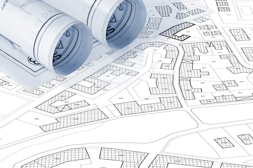 Plan cadastral - Actu AAC lots CAASI ALB et Cassadotte BIGANOS