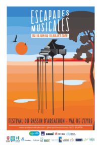 Les Escapades Musicales 2026 - 17e édition - du 18 juin au 18 juillet 2026 - Affiche