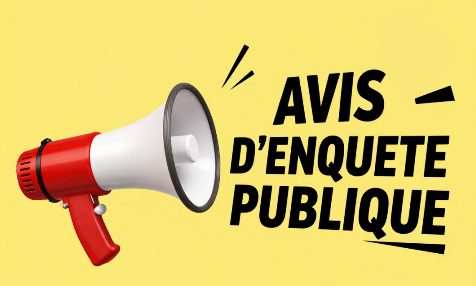 Avis d'enquête publique - Visuel Vignette