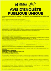 Avis d'enquête publique unique - Evaluation environnementale du projet d'extension de la ZA Mios 0 à Mios