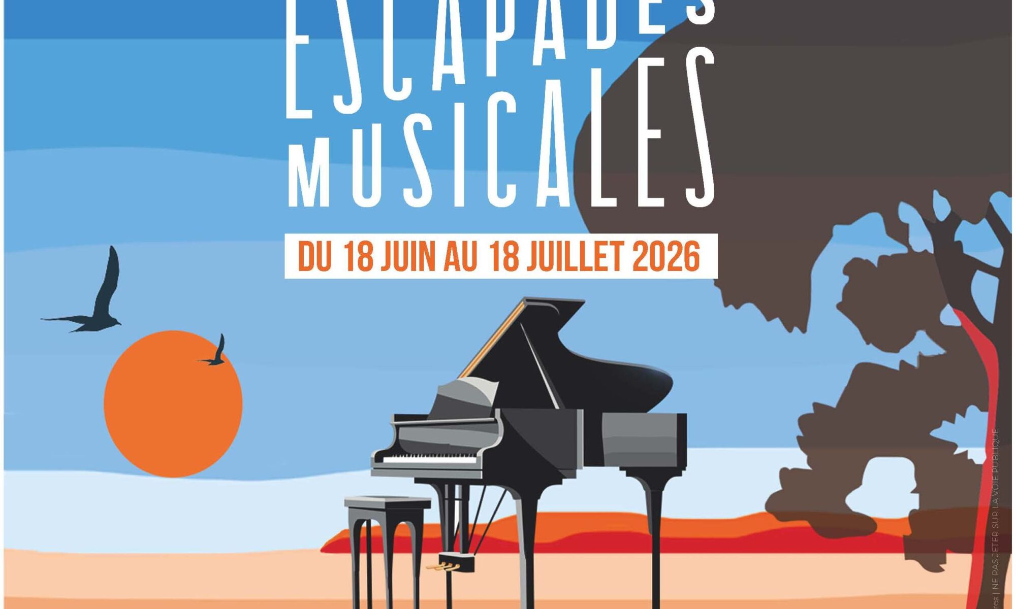Les Escapades Musicales 2026 - 17e édition - du 18 juin au 18 juillet 2026 - Vignette Actu