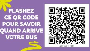 Alégo Où est mon bus ? QR code - Visuel