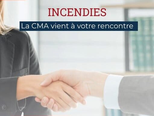 La CMA vient à votre rencontre - Entreprises sinistrées par l'incendie en gironde - Bus aménagé en bureau mobile de conseil - Vignette